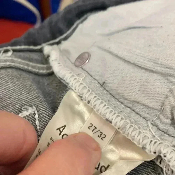 Acne Studios Raven skinny, mid rise light black wash jeans - Picture 5 of 5